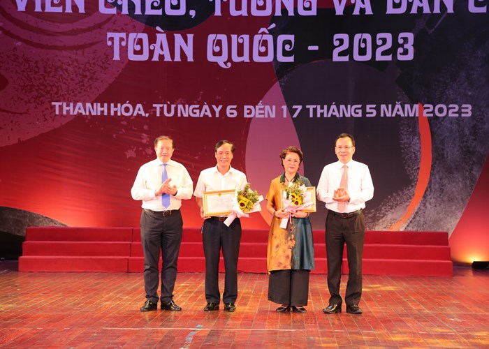 Bế mạc Cuộc thi Tài năng diễn viên Chèo, Tuồng và Dân ca kịch toàn quốc – 2023: Gìn giữ và phát huy những giá trị tốt đẹp của nghệ thuật sân khấu truyền thống - Anh 2