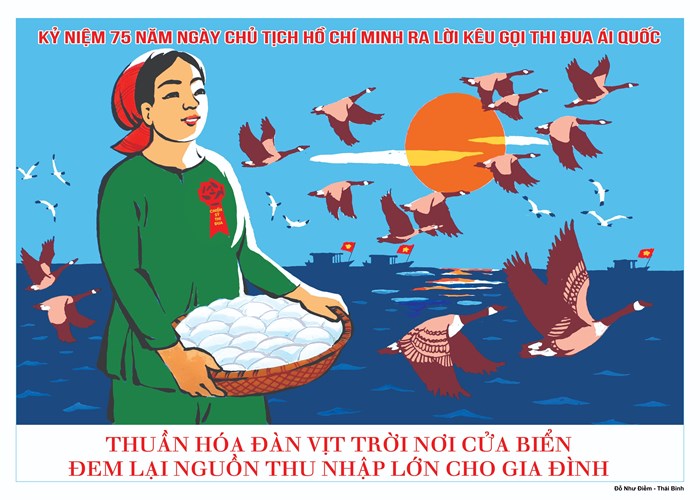 Phát hành bộ tranh cổ động tuyên truyền kỷ niệm 75 năm Ngày Chủ tịch Hồ Chí Minh ra Lời kêu gọi 
