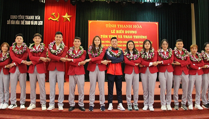 Thanh Hoá tuyên dương, khen thưởng VĐV, HLV đạt thành tích xuất sắc tại SEA Games 32 - Anh 2