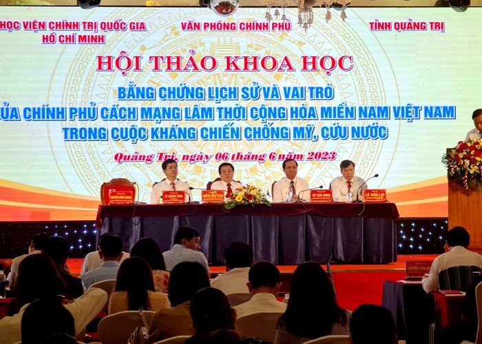 Hội thảo khoa học về vai trò của Chính phủ Cách mạng lâm thời Cộng hòa miền Nam Việt Nam - Anh 2