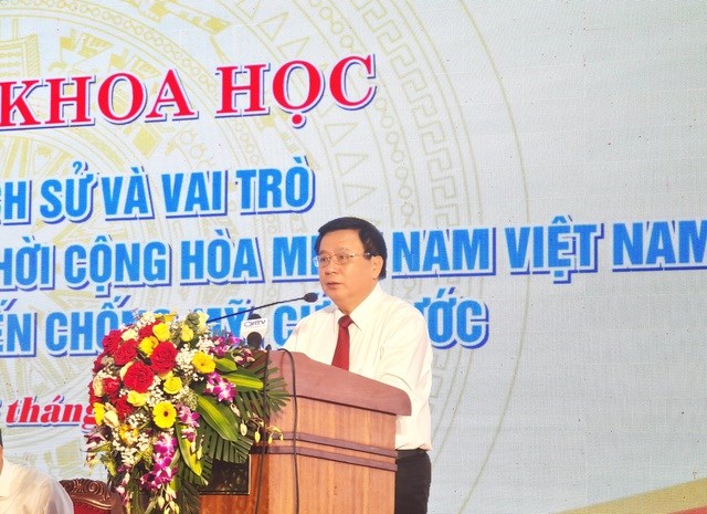 Hội thảo khoa học về vai trò của Chính phủ Cách mạng lâm thời Cộng hòa miền Nam Việt Nam - Anh 1