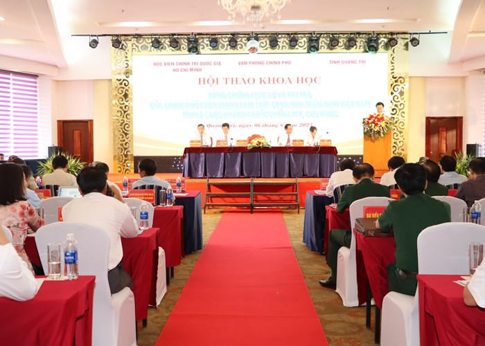 Hội thảo khoa học về vai trò của Chính phủ Cách mạng lâm thời Cộng hòa miền Nam Việt Nam - Anh 4
