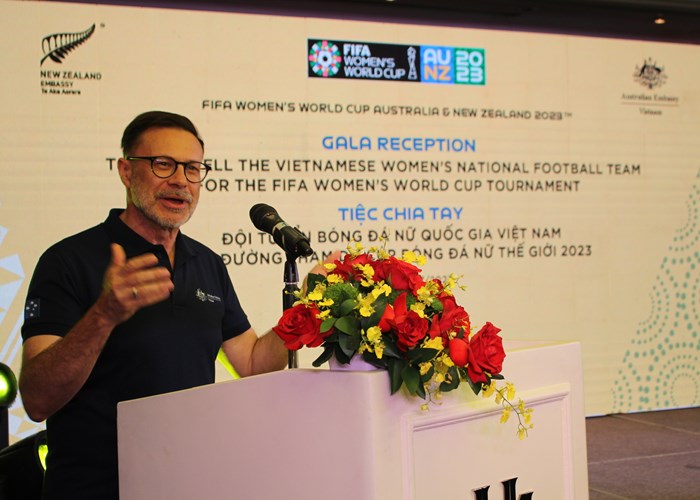 Động viên đội tuyển bóng đá nữ Việt Nam trước khi lên đường tham dự Vòng chung kết World Cup nữ 2023 - Anh 2