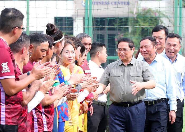 Thủ tướng Phạm Minh Chính: Kế thừa truyền thống vẻ vang của dân tộc, đội tuyển nữ hãy lên đường với tinh thần và quyết tâm cao nhất - Anh 1