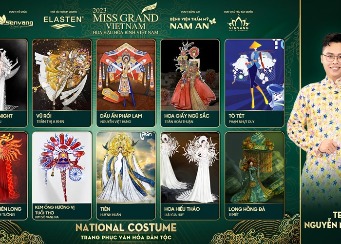 Công bố 60 thiết kế trang phục văn hóa dân tộc của Miss Grand Vietnam 2023 - Anh 5