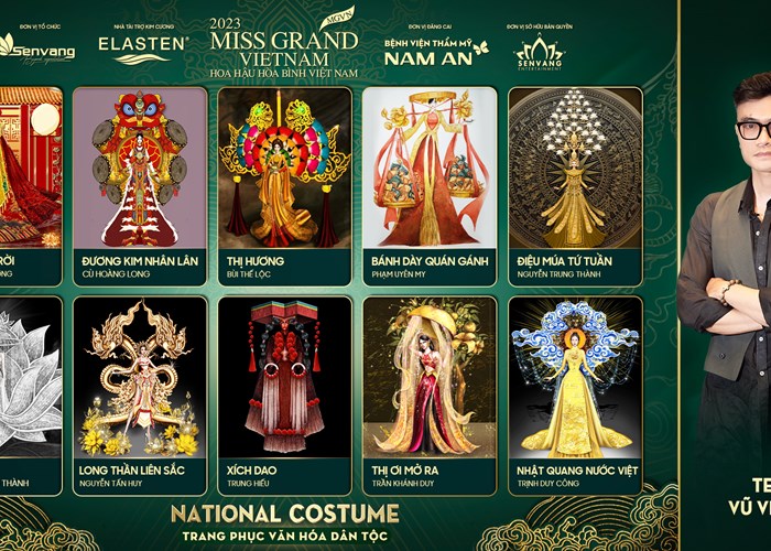 Công bố 60 thiết kế trang phục văn hóa dân tộc của Miss Grand Vietnam 2023 - Anh 1