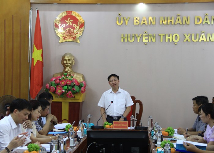 Kiểm tra thực hiện Phong trào “Toàn dân đoàn kết xây dựng đời sống văn hóa” tại huyện Thọ Xuân, Thanh Hoá - Anh 1