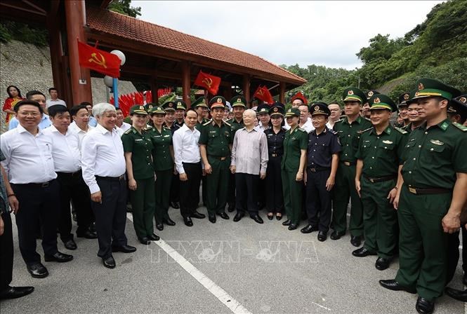 Tổng Bí thư Nguyễn Phú Trọng thăm Cửa khẩu Quốc tế Hữu Nghị - Anh 2