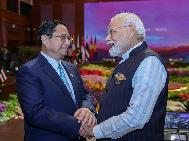 Thủ tướng Phạm Minh Chính tiếp xúc song phương nhân dịp dự Hội nghị Cấp cao ASEAN lần thứ 43 - Anh 1
