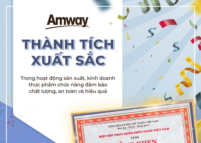 Amway Việt Nam lần thứ 11 vinh dự nhận Giải thưởng “Sản phầm vàng vì sức khỏe cộng đồng” - Anh 2