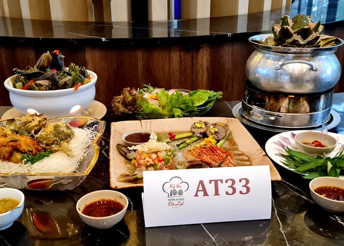 Xác lập kỷ lục Việt Nam 100 món ăn ngon từ cây Atiso Đà Lạt - Anh 5