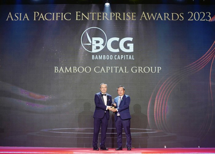 Bamboo Capital và Tracodi nhận Giải thưởng Doanh nghiệp xuất sắc châu Á 2023 - Anh 1