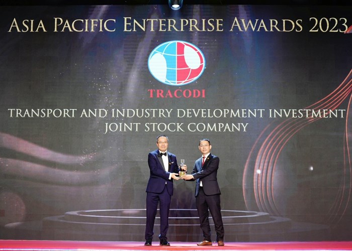 Bamboo Capital và Tracodi nhận Giải thưởng Doanh nghiệp xuất sắc châu Á 2023 - Anh 2