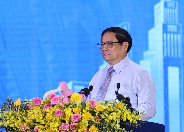 Thủ tướng dự Hội nghị công bố  quy hoạch tỉnh Trà Vinh và dự lễ hợp Long cầu Mỹ Thuận 2 - Anh 1