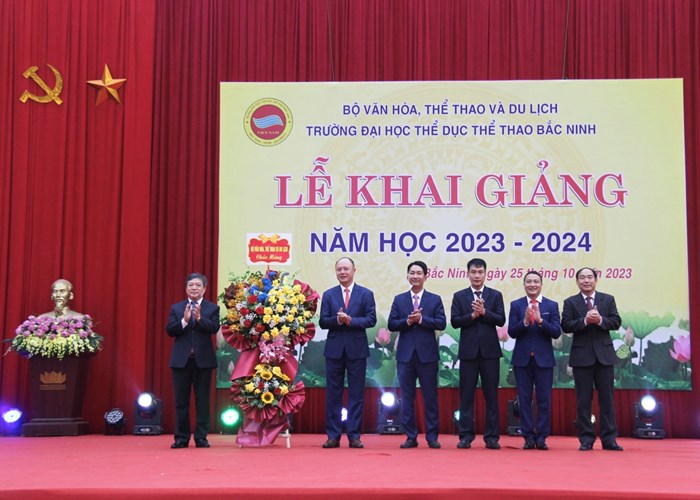 Trường Đại học Thể dục Thể thao Bắc Ninh khai giảng năm học mới 2023 – 2024 - Anh 1