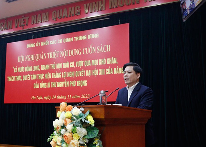 Hội nghị quán triệt nội dung cuốn sách của Tổng Bí thư Nguyễn Phú Trọng - Anh 1