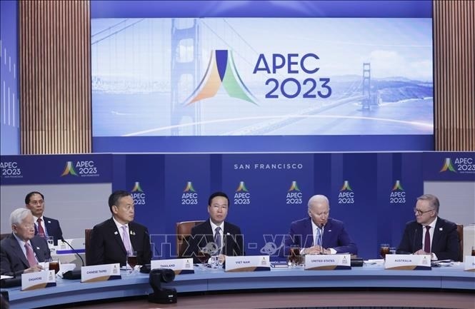 Chủ tịch nước kết thúc tốt đẹp chuyến tham dự Tuần lễ Cấp cao APEC 2023 - Anh 1
