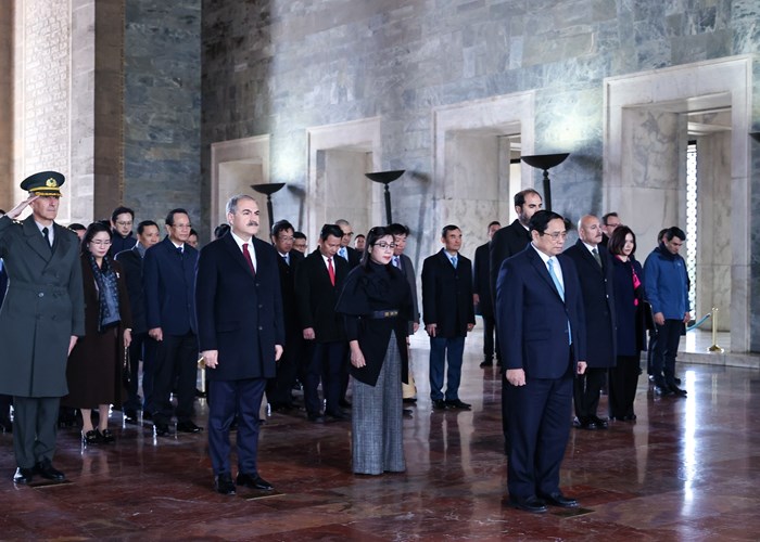 Thủ tướng Phạm Minh Chính hội đàm với Phó Tổng thống Thổ Nhĩ Kỳ Cevdet Yilmaz - Anh 3