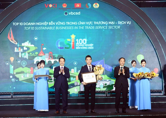 Herbalife Việt Nam nhận Giải thưởng Top 10 Doanh nghiệp bền vững trong lĩnh vực Thương mại – Dịch vụ - Anh 1