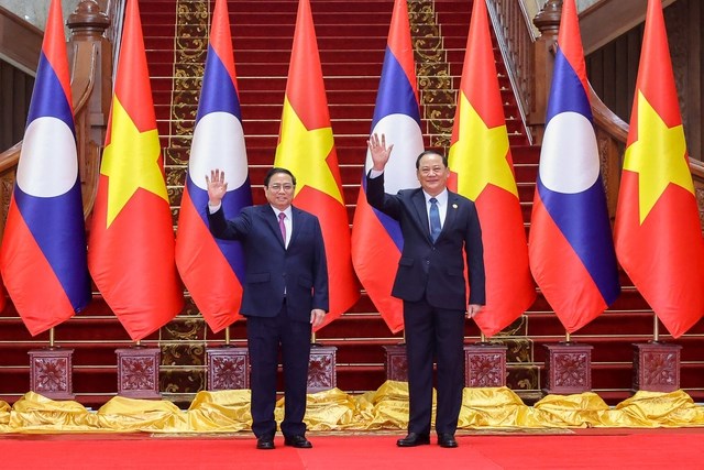 Tiếp tục đưa quan hệ hợp tác Việt  - Lào đi vào chiều sâu, hiệu quả, thực chất hơn nữa - Anh 1