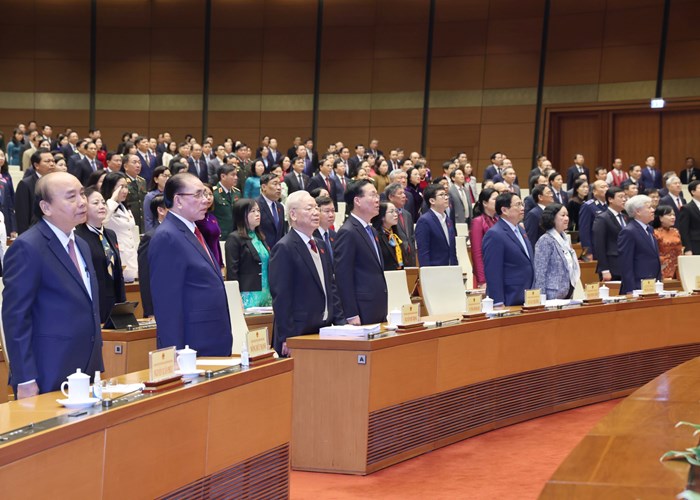 Tổng Bí thư Nguyễn Phú Trọng dự khai mạc kỳ họp bất thường lần thứ 5 Quốc hội khoá XV - Anh 2