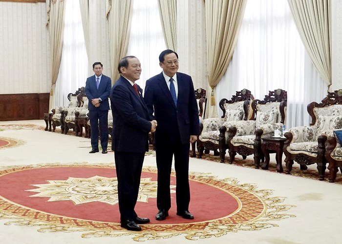 Thủ tướng Lào tiếp xã giao các Bộ trưởng Du lịch ASEAN dự ATF 2024 - Anh 2