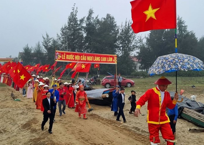 Hà Tĩnh: Lễ hội cầu ngư làng Cam Lâm là Di sản văn hóa phi vật thể quốc gia - Anh 1