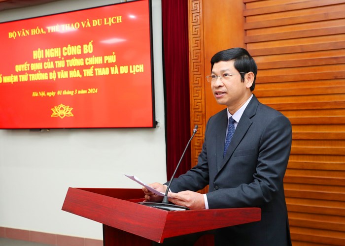 Công bố quyết định bổ nhiệm ông Hồ An Phong giữ chức Thứ trưởng Bộ VHTTDL - Anh 6