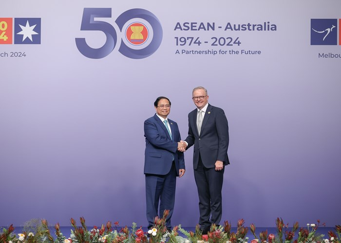 Thủ tướng dự Lễ đón các Trưởng đoàn tham dự Hội nghị Cấp cao ASEAN – Australia - Anh 1