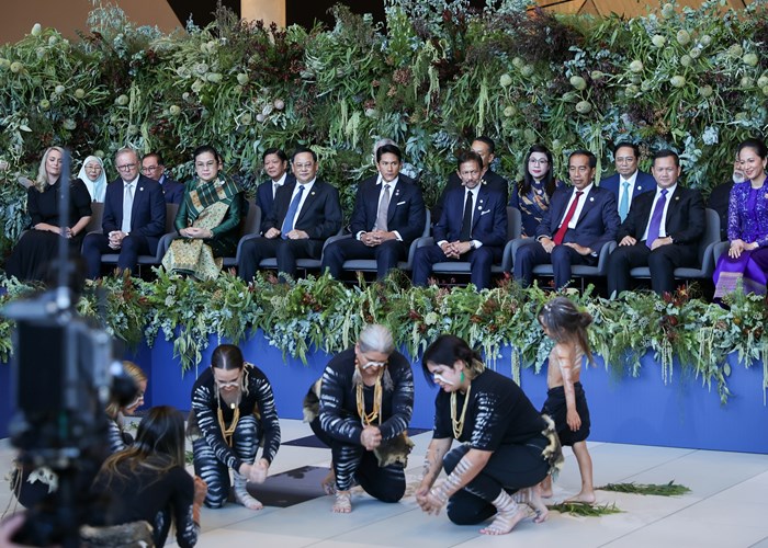 Thủ tướng dự Lễ đón các Trưởng đoàn tham dự Hội nghị Cấp cao ASEAN – Australia - Anh 2