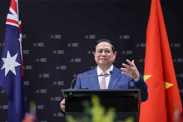 Thủ tướng Phạm Minh Chính thăm Đại học Quốc gia Australia - Anh 1