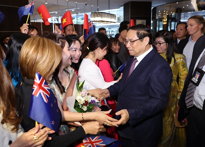 Thủ tướng Phạm Minh Chính gặp kiều bào tại New Zealand - Anh 4