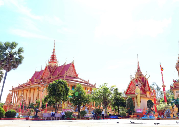 Chùa Xiêm Cán của cộng đồng Khmer ở Bạc Liêu: Điểm du lịch tiêu biểu ĐBSCL - Anh 1