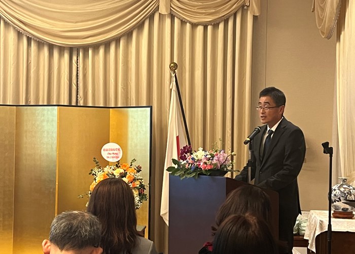 Bộ trưởng Bộ Ngoại giao Nhật Bản tặng Bằng khen nguyên Phó Cục trưởng Cục Hợp tác quốc tế Lê Ngọc Định - Anh 3