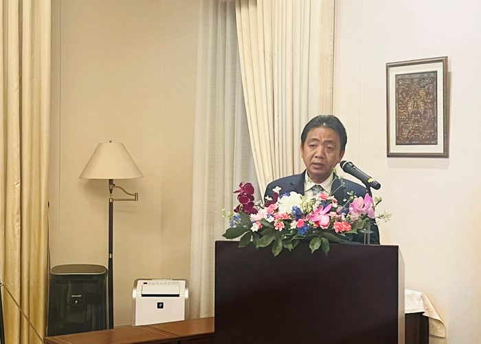 Bộ trưởng Bộ Ngoại giao Nhật Bản tặng Bằng khen nguyên Phó Cục trưởng Cục Hợp tác quốc tế Lê Ngọc Định - Anh 2