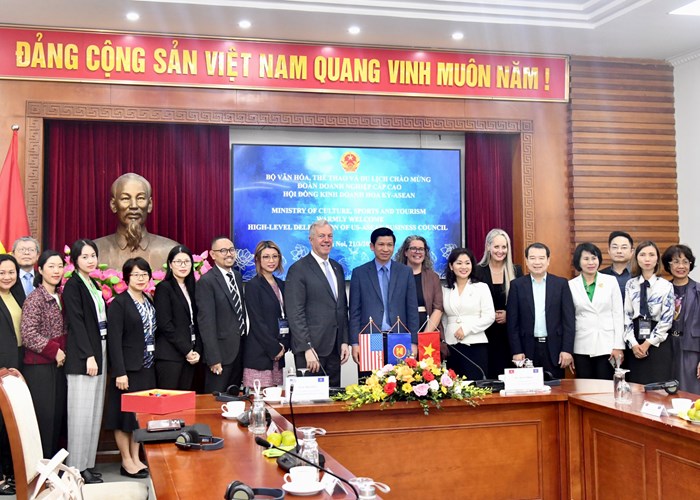 Thứ trưởng Hồ An Phong tiếp Đoàn doanh nghiệp cấp cao Hội đồng Kinh doanh Hoa Kỳ - ASEAN - Anh 4