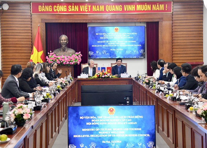 Thứ trưởng Hồ An Phong tiếp Đoàn doanh nghiệp cấp cao Hội đồng Kinh doanh Hoa Kỳ - ASEAN - Anh 1