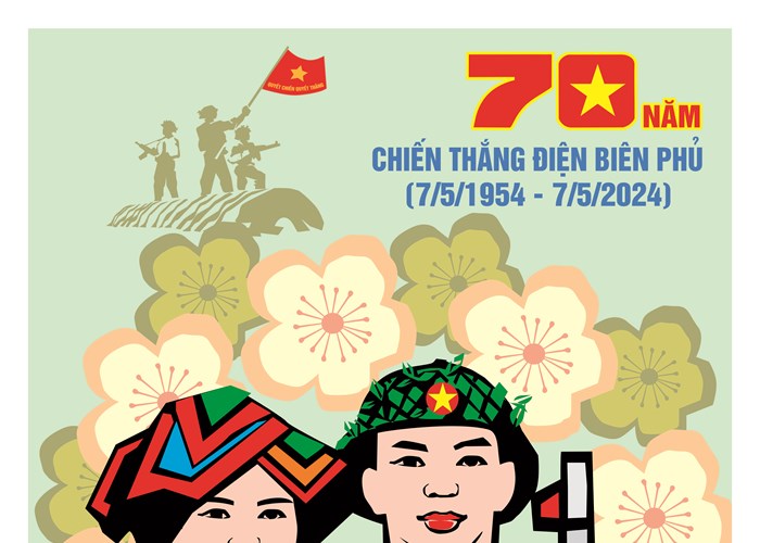 Phát hành bộ tranh cổ động tuyên truyền kỷ niệm 70 năm Ngày Chiến thắng Điện Biên Phủ - Anh 4