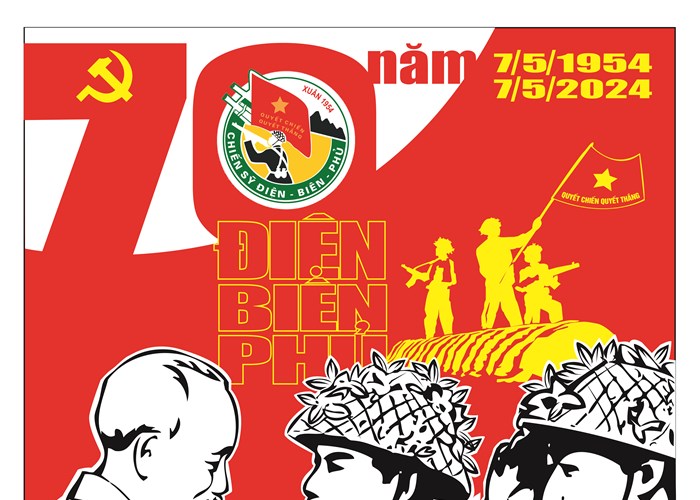 Phát hành bộ tranh cổ động tuyên truyền kỷ niệm 70 năm Ngày Chiến thắng Điện Biên Phủ - Anh 8