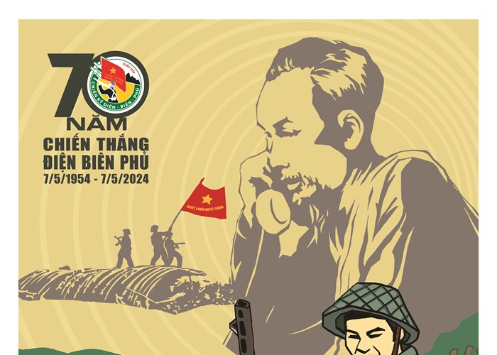 Phát hành bộ tranh cổ động tuyên truyền kỷ niệm 70 năm Ngày Chiến thắng Điện Biên Phủ - Anh 9