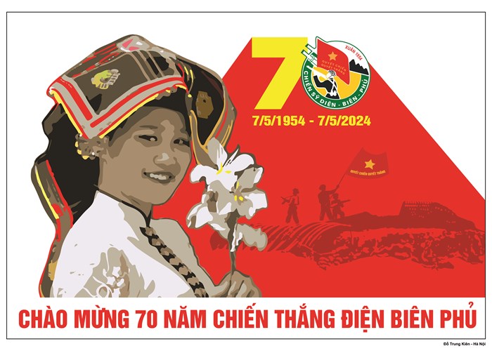 Phát hành bộ tranh cổ động tuyên truyền kỷ niệm 70 năm Ngày Chiến thắng Điện Biên Phủ - Anh 3