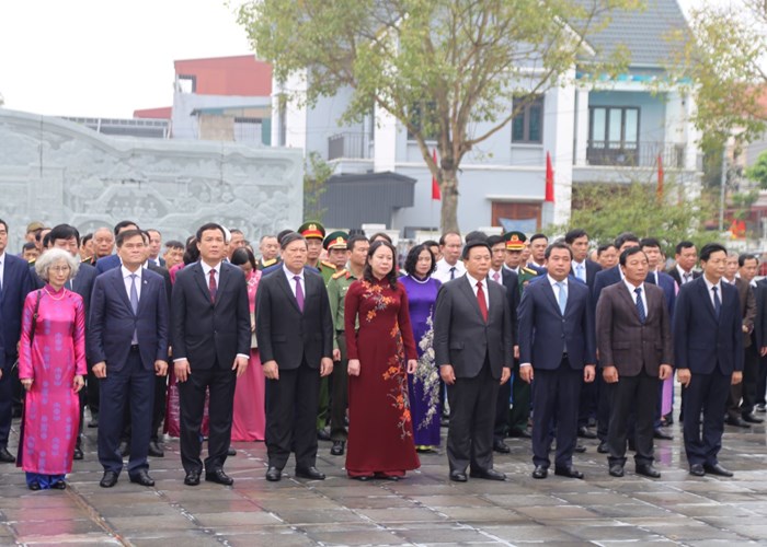 Kỷ niệm trọng thể 120 năm ngày sinh Phó Chủ tịch nước Nguyễn Lương Bằng - Anh 1
