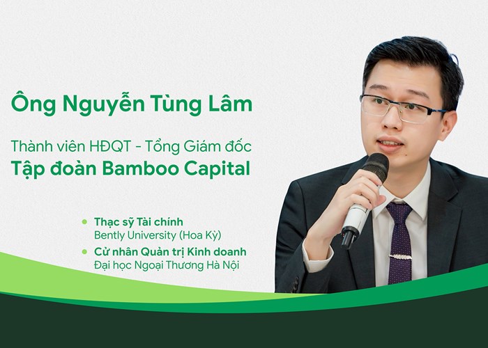 Tập đoàn Bamboo Capital bổ nhiệm tổng giám đốc mới - Anh 1
