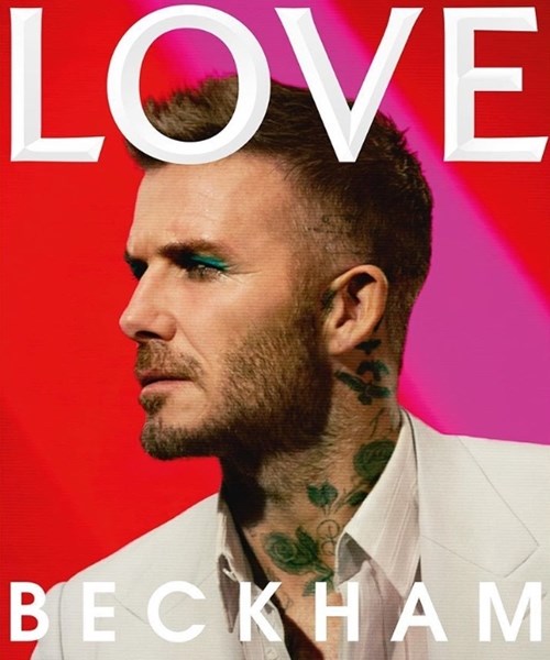 David Beckham gây tranh cãi khi kẻ mắt xanh trên ảnh tạp chí - Anh 2