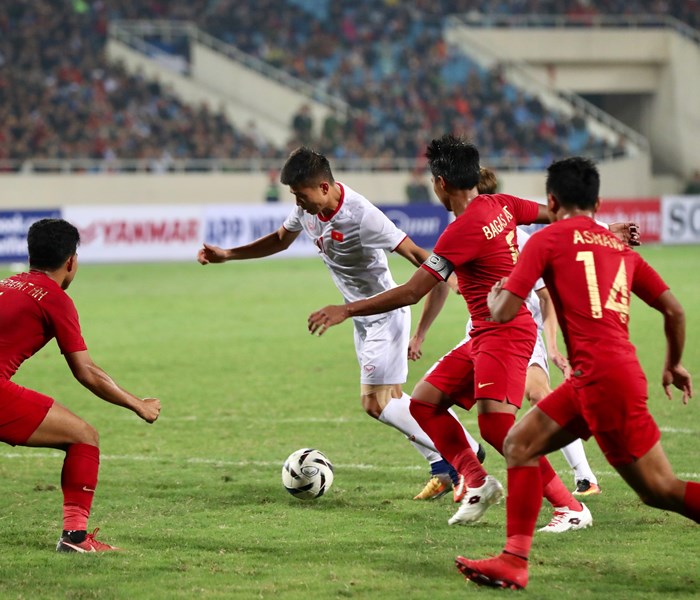 U23 Việt Nam giành chiến thắng nghẹt thở trước U23 Indonesia - Anh 3