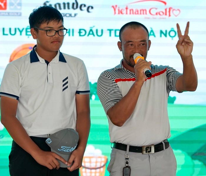 Bảo Long xuất sắc dẫn đầu Giải FLC Hà Nội junior golf tour - Anh 1