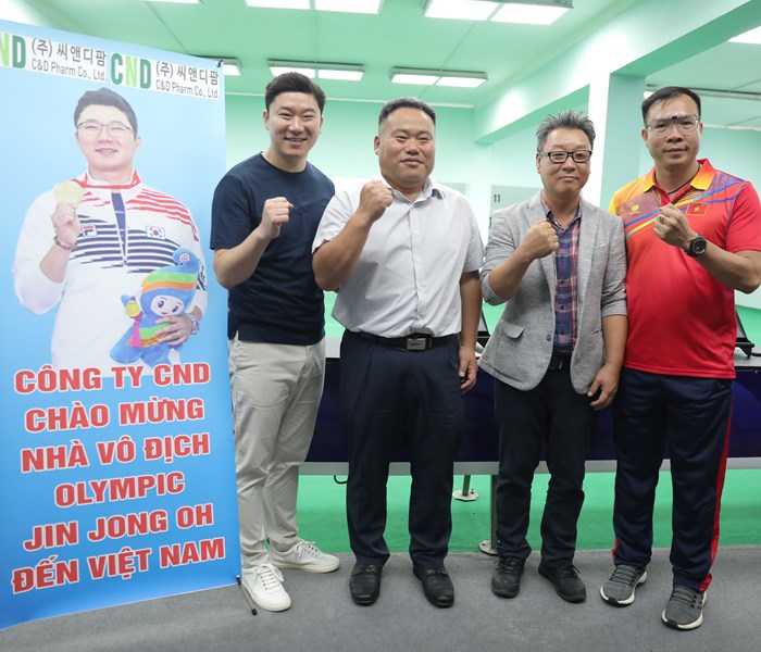 Lần đầu Việt Nam tổ chức Giải đấu mang tên tượng đài Bắn súng thế giới - Jin Jong Oh - Anh 2