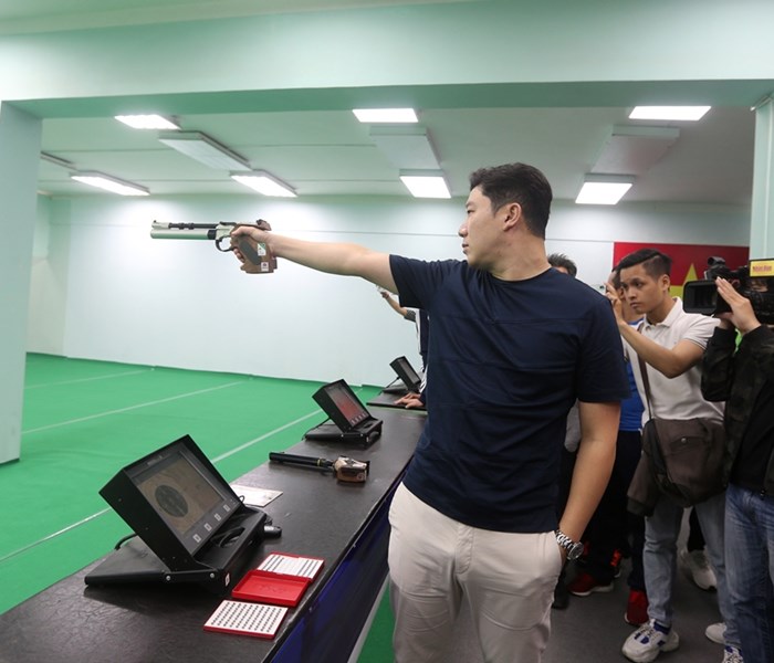 Lần đầu Việt Nam tổ chức Giải đấu mang tên tượng đài Bắn súng thế giới - Jin Jong Oh - Anh 3