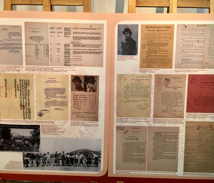 Triển lãm “Nguyễn Ái Quốc - Hồ Chí Minh và các nhà yêu nước cách mạng Việt Nam” tại Pháp - Anh 1