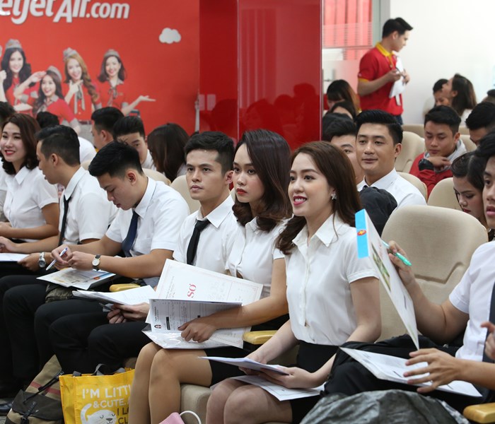 Vietjet tổ chức hai đợt tuyển tiếp viên lớn tại Hà Nội và TPHCM trong tháng 6 - Anh 1